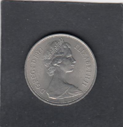 Beschrijving: 10 Pence ELIZABETH II